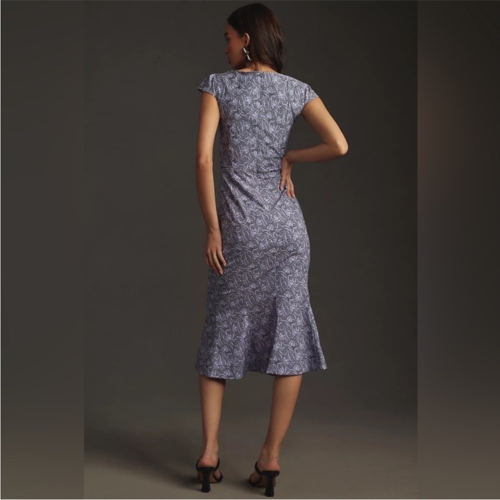 Anthropologie Cecily Sweetheart Midi Dress Sz LP - Picture 2 of 11